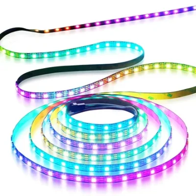 WS2812B 60LED/mtr  5M DC 5V Addressable LED Strip Roll Non Waterproof 5 Meter