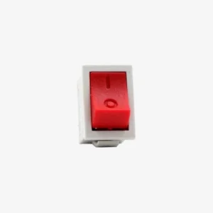 Mini Rocker Switch 2 Pin SPST ON-OFF 250V White