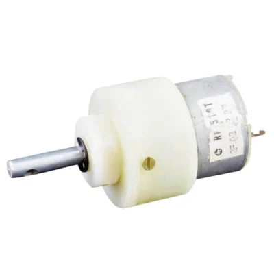 12V Centre Shaft DC Geared Motor (Multi RPM)