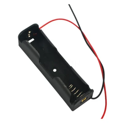 18650X1 Single Battery Cell Holder/Case with Wire