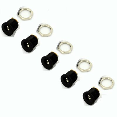 2.1×5.5mm DC Power Jack Socket Panel Mount (Female) 3Pin