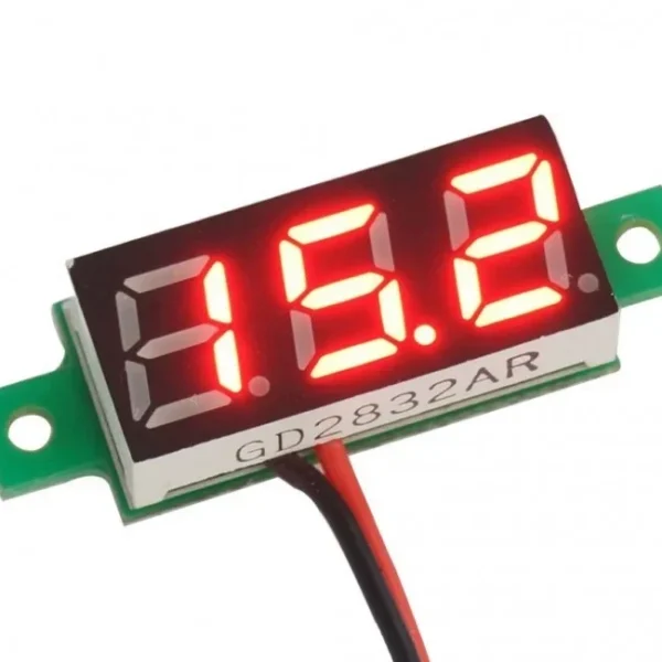 0.28inch 0-100V Three Wire DC Voltmeter