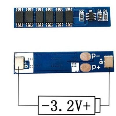 LIFEPO4 Battery 1S 12A 3.2V BMS Charge Protection Circuit PCB Lifepo4
