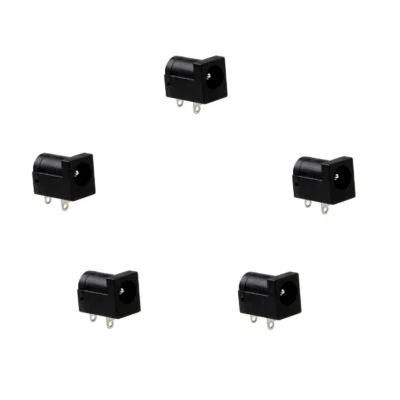 DC-005 5.5×2.1mm Female DC Power Jack Supply Socket -5Pcs.