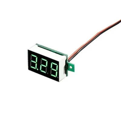 0.36inch 4.5-30V Two Wire DC Voltmeter - Green