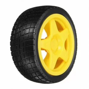 Smart Robot Car Tyres Wheels 65mm For Arduino BO Gear Motor Chassis