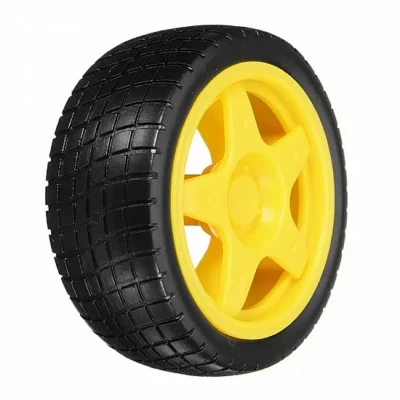 Smart Robot Car Tyres Wheels 65mm For Arduino BO Gear Motor Chassis