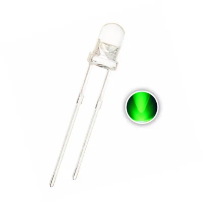 Good Quality Transparent 3mm LED - Green