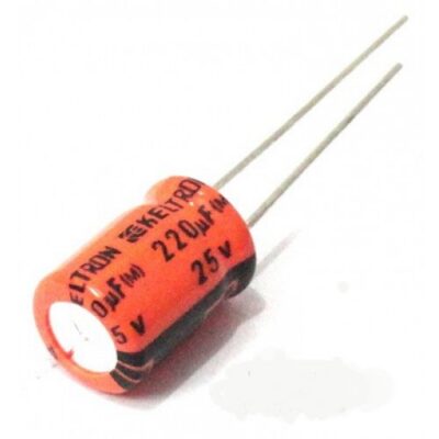 220uf / 25v Electrolytic Capacitor-Keltron