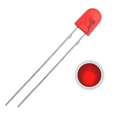Good Quality Oval Diffused 5mm LED - Red