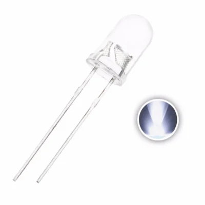 Good Quality Transparent 3mm LED - White