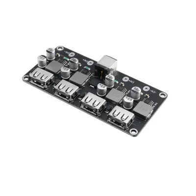 QC3.0 QC2.0 USB DC-DC Buck Converter Fast Charging Module | 6–32V Step-Down to 3V / 5V / 9V / 12V | 4-Channel Quick Charger Circuit Board