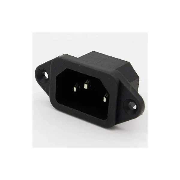 C14 IEC ELECTRICAL AC POWER SOCKET MALE CONNECTOR 250V 3 PIN