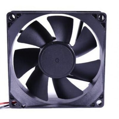 12V 8025 DC Cooling Fan – 80×80×25mm 3-Inch