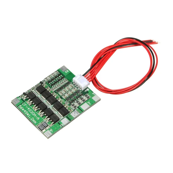 4S 30A 18650 Lithium Battery Protection Board 14.8V 16V with Cable