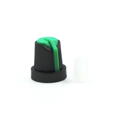 Knob-202 Multiple Colour Potentiometer Knob With Buffer(Pack of 2) - Green