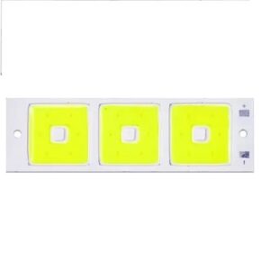 4V DC LED Square shape High brightness LED Aluminum Yellow bead COB strip light bulb pack of 1pcs