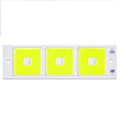 4V DC LED Square shape High brightness LED Aluminum Yellow bead COB strip light bulb pack of 1pcs