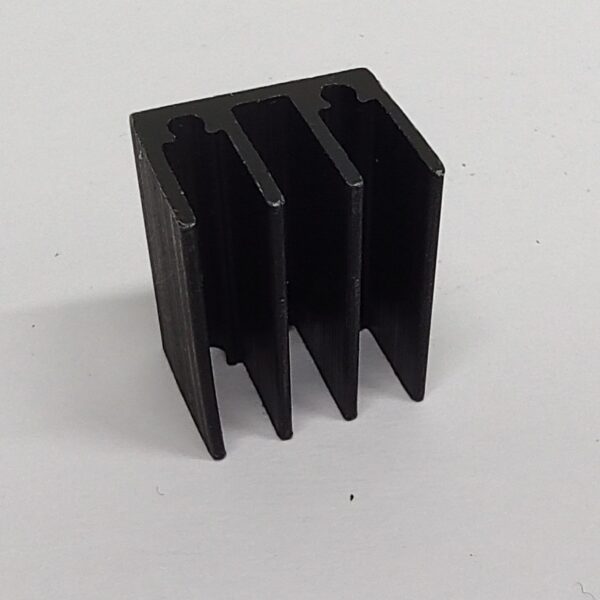 Small Aluminium Heat Sink for TO-220 Package Black