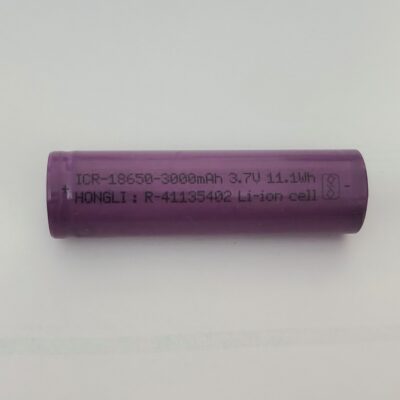 Hongli  18650 3.7V 3000mAh Lithium-Ion Rechargeable Cell