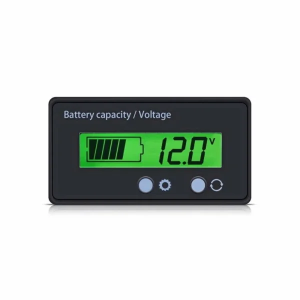 12-84V Battery Power Display Meter Lithium Battery Lead-Acid Battery Power Display GY-6GS Green 3 Strings Lithium Battery