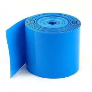 61mm PVC Heat Shrink Sleeve Blue for Lithium Cell Pack (1 Meter)