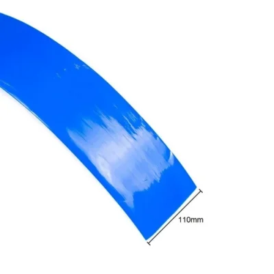 PVC Heat Shrink Sleeve 110mm Sky Blue 1 Meter