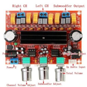 DB3-462x462 TPA3116D2 50Wx2+100W OEM IC 2.1 Channel Digital Subwoofer Amplifier Board 12V-24V