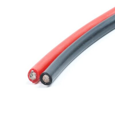 High Quality Ultra Flexible 6AWG Silicone Wire ( 13.3SQMM) 1m (Black) + 1m (Red)