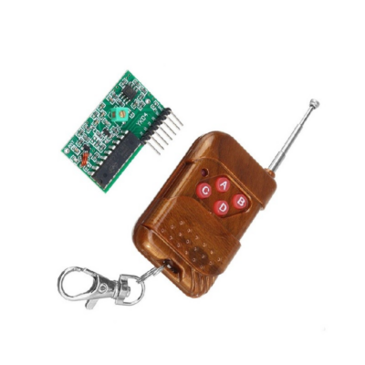 315MHz 4 Channel Wireless RF Remote Control Kit with Receiver Module (Non-Locking Mode)