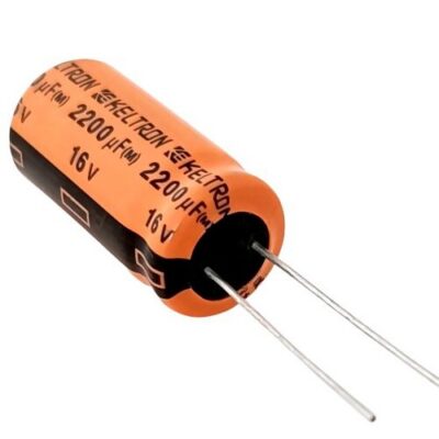 2200uf / 16v Electrolytic Capacitor  Keltron