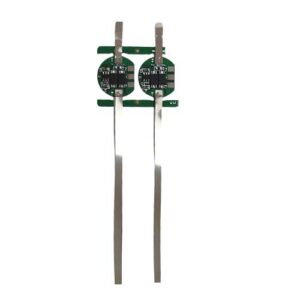 1S 2A 18650 (NMC) Lithium Battery BMS Round Shape With Nickel Strip