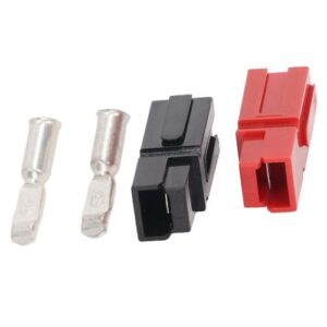 Single Pole 75A Power Connector Red and Black