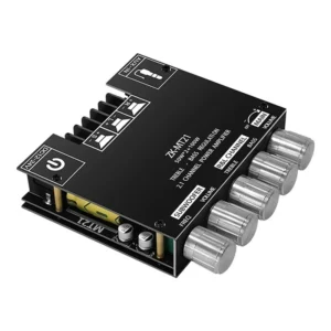 ZK-MT21 bluetooth 5.0 Subwoofer Amplifier Board 50WX2+100W 2.1 Channel Power Audio Stereo Amplifier Tone Board Bass AMP AUX