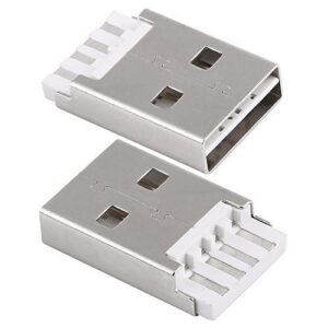 USB Type-A Male Connector Plug (Solder Type) – DIY USB 2.0 Charging & Data Cable Connector