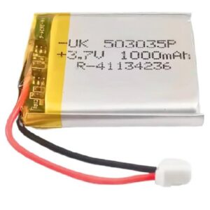 3.7V 1000mAh Li-Po Battery (503035P) – High-Quality Rechargeable Lithium Polymer Single Cell
