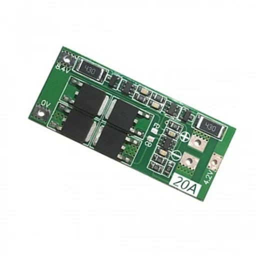 2S 20A 7.4V / 8.4V 18650 Lithium Battery Protection Board with Balance