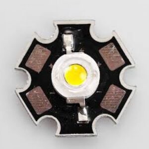 3W High Power White LED with Aluminum Heatsink – High Brightness Emitter Module