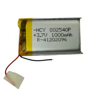 802540p 1000mah cell 802540P 3.7V 1000mAh Rechargeable Lithium Polymer Battery
