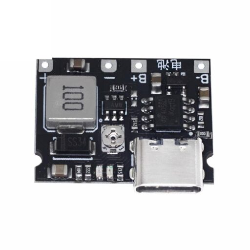 3.7V 4.2V Battery Type-C Charger Board DC-DC Step-Up Boost Module