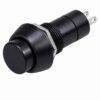 3A 250V Black Push Button ON/OFF Lock Switch Self Locking Push Switch