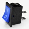 RS-12 Blue 2 Pin Mini Rocker Switch – 6A 250V ON/OFF Standard SPDT Plastic Switch