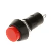 3A 250V Red Push Button Momentary Type No Lock Push Only