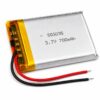 3.7V 700mAh 503035 Rechargeable Lithium Polymer (Li-Po) Battery for DIY Electronics, Robotics
