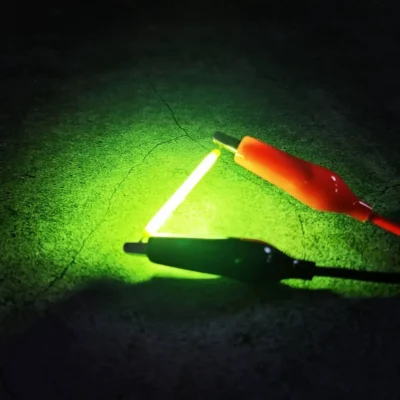 3V 100mA LED Filament 45mm COB Edison Bulb Filament - Green
