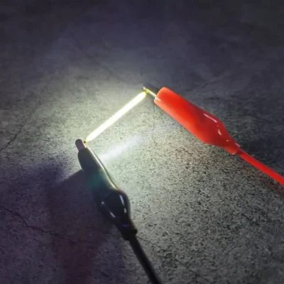 3V 100mA LED Filament 45mm COB Edison Bulb Filament - Cool White