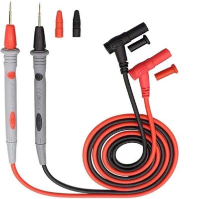 Digital Multimeter Test Leads with Ultra Sharp Needle Probe & Banana Plug CAT III 1000V 10A for SMD