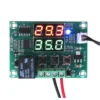 XH-W1219 12V Digital Temperature Controller Module with Dual LED Display & Waterproof NTC Sensor