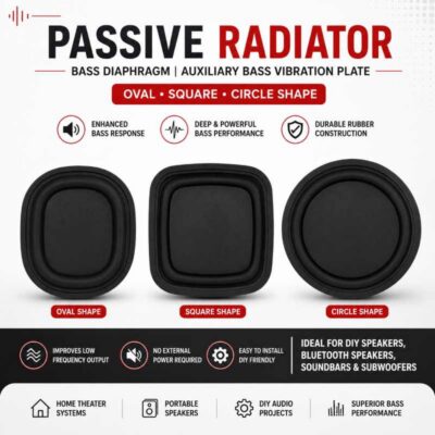 Passive Radiator Bass Diaphragm Rubber Speaker Vibration Plate for DIY Speakers