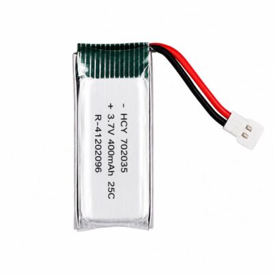 702035 LiPo Battery 400mAh 3.7V High Discharge 25C For Drone
